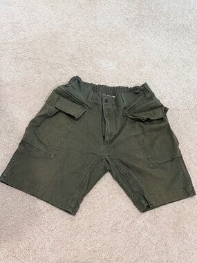 Relwen Canvas Stretch Cargo Supply Shorts 8” size 34